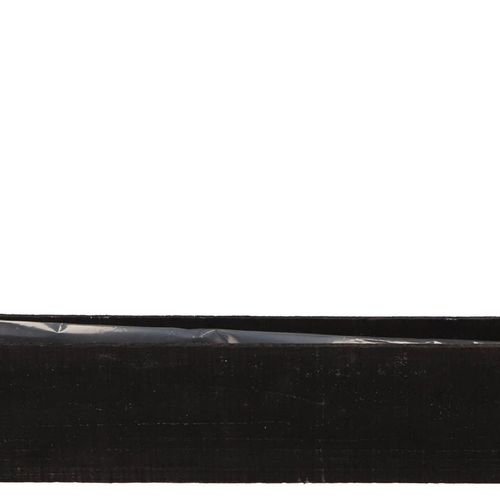 Holz Übertopf Rechteck schwarz 48x11x10cm