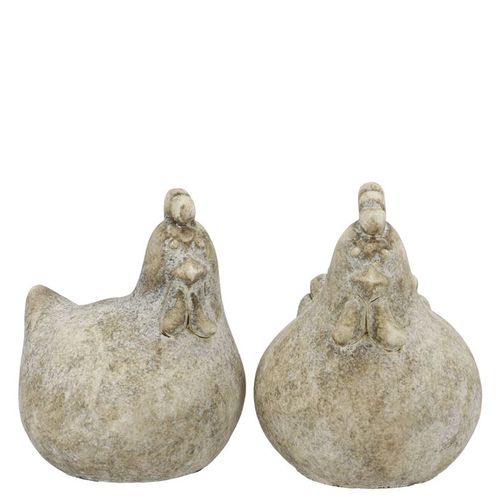 Beton Huhn grau 10x09x12cm
