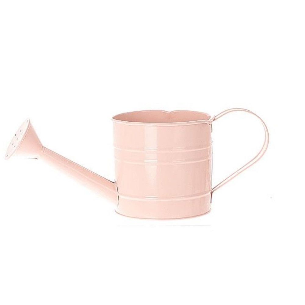 Zink Giesskanne Fleura rosa D10cm H10cm