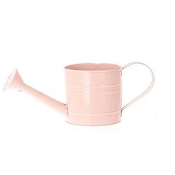 Zink Giesskanne Fleura rosa D10cm H10cm