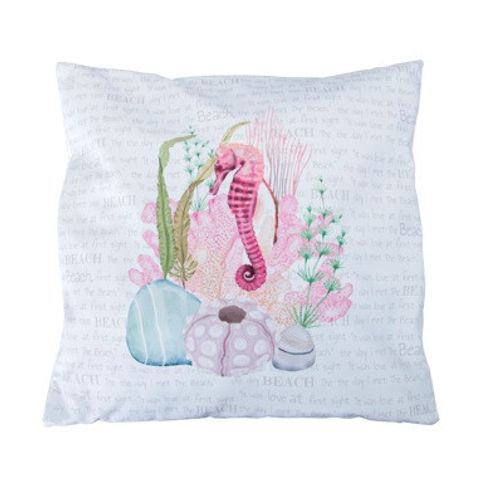 Homedeco Kissen 45*45cm Seepferdchen