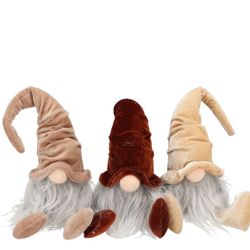 Deko Gnom natural velvet mix 38cm