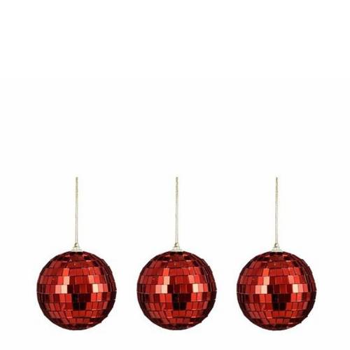 Spiegelkugeln rot D08cm x3