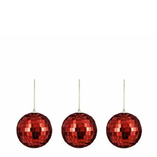 Spiegelkugeln rot D08cm x3
