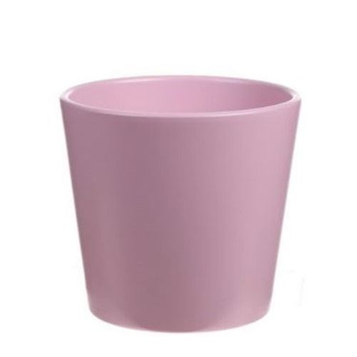 Keramik Orchidee Übertopf hell rosa D14cm H13cm