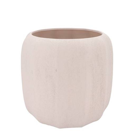 Keramik Übertopf Sidney creme 25x25x22cm
