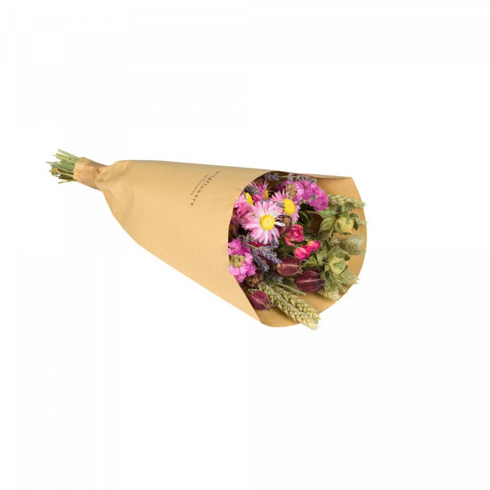 Trockenblumen Strauss Field rosa L32cm