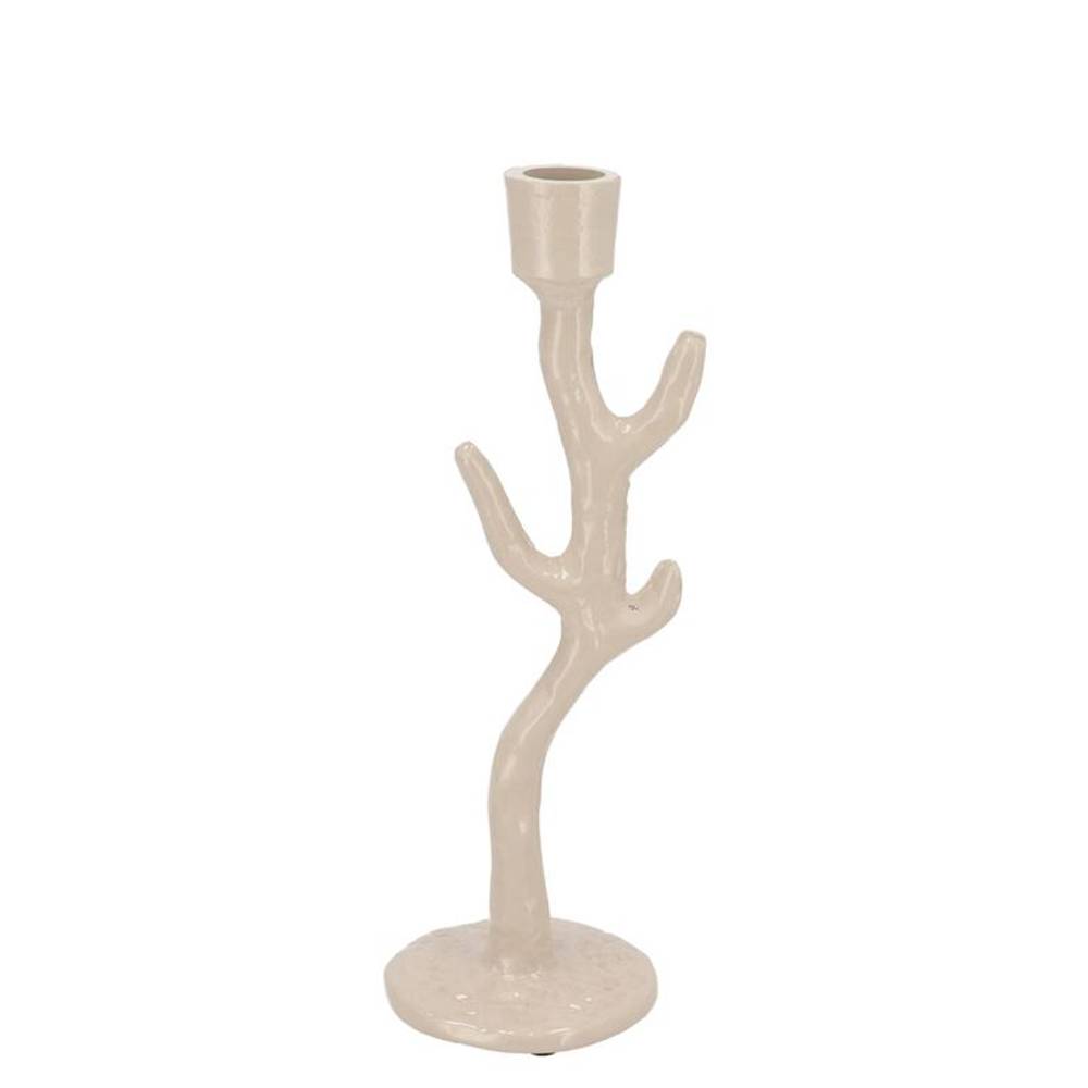 Kerzenständer Hawley creme 09x09x27cm