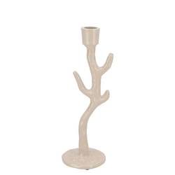Kerzenständer Hawley creme 09x09x27cm