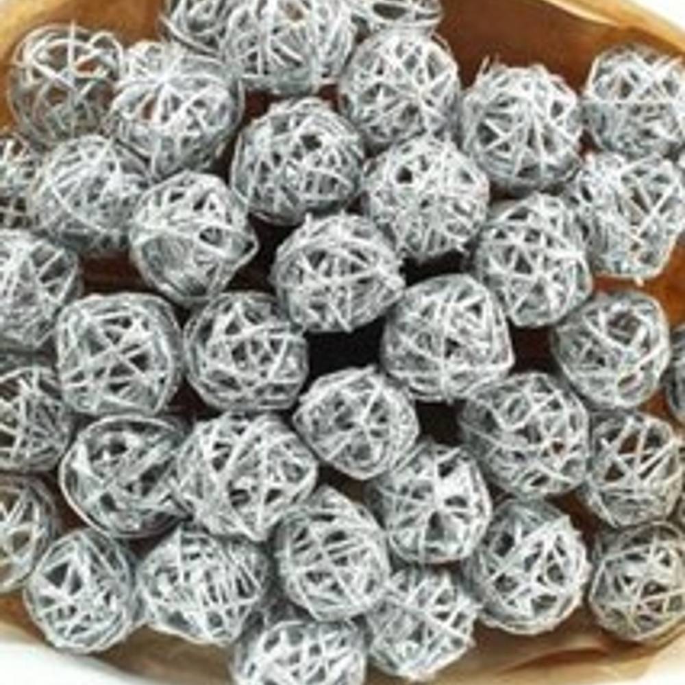 Trocken Grassball Silber 55cm 40st