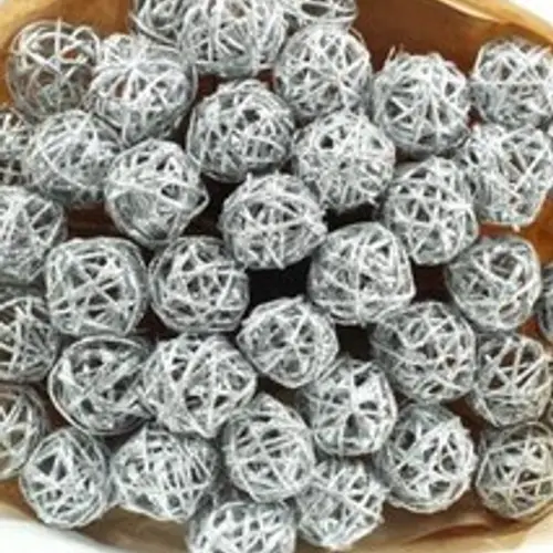 Trocken Grassball Silber 55cm 40st