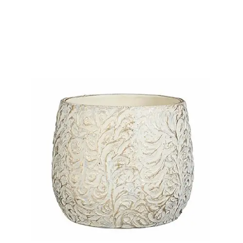 Keramik Topf Arthur creme D25.5cm H20cm