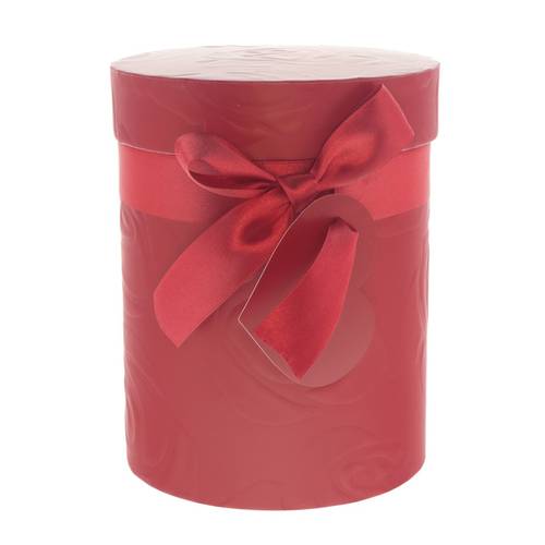 Hatbox Serenade rot D13cm H17cm