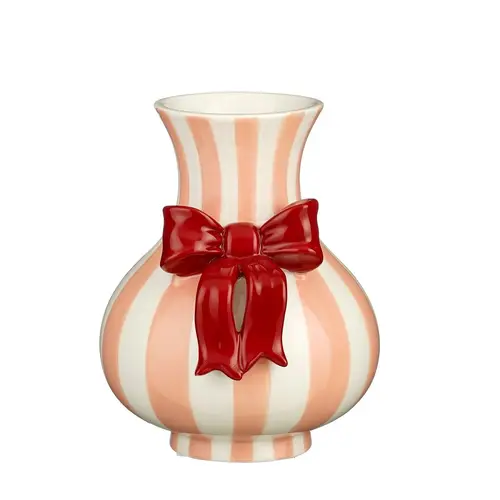 Keramik Vase Kato rosa D17cm H21.5cm