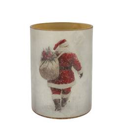 Teelicht Ruby Santa 10x13cm