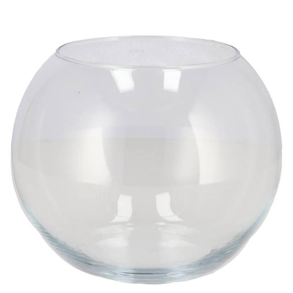 Glas Vase Sphere D15.5cm H19cm