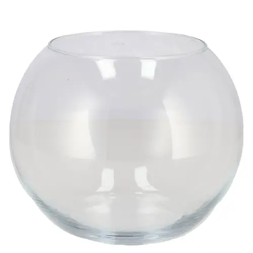 Glas Vase Sphere D15.5cm H19cm