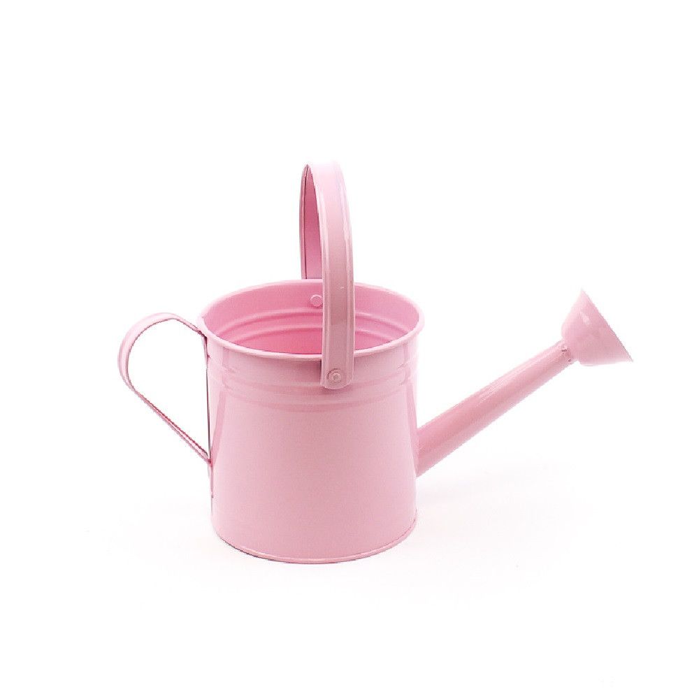 Zink Giesskanne rosa D14.5cm  H14.5cm