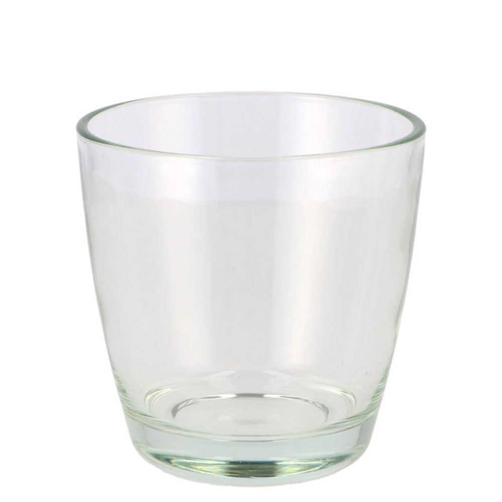 Glas Konisch Übertopf Carmen Heavy D13cm H14cm