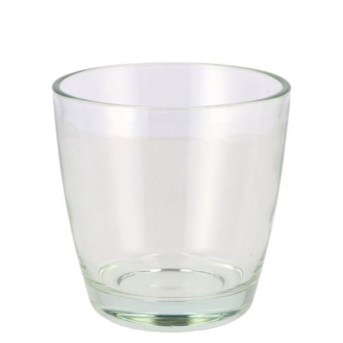 Glas Konisch Übertopf Carmen Heavy D13cm H14cm