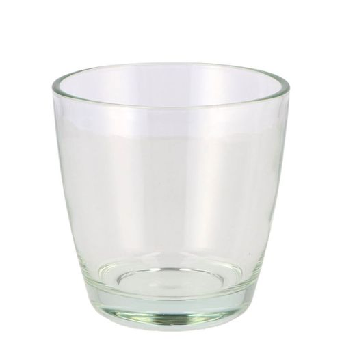 Glas Konisch Übertopf Carmen Heavy D13cm H14cm
