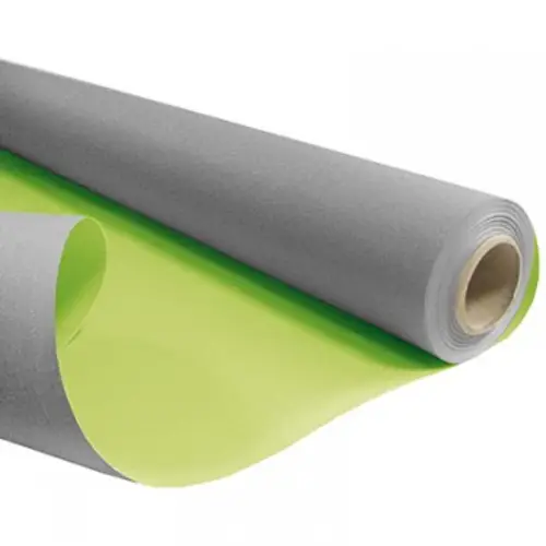 Papier Rolle 80cm Duo grau/grün 60gr 40m