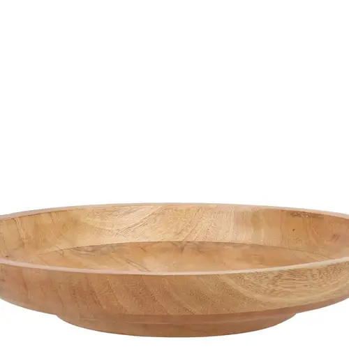 Holz Schale Mumbai D40cm H07cm