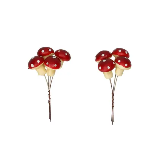 Pilze auf Draht D03cm x24