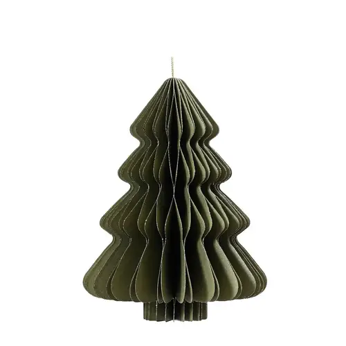 Hänger Baum Papier grün D20cm