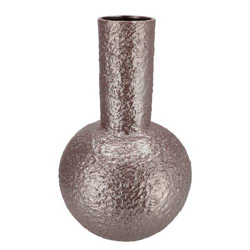 Keramik Vase Evora Metallic grau 30x30x49cm