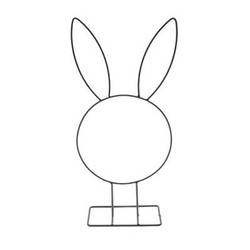 Ostern Deko Kaninchen 18*8*48cm