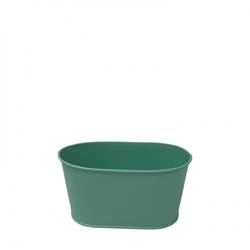 Zink Topf Milo grün D15.5cm H08cm