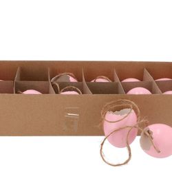 Hänger Hühnerei hell rosa D05cm H05cm x12
