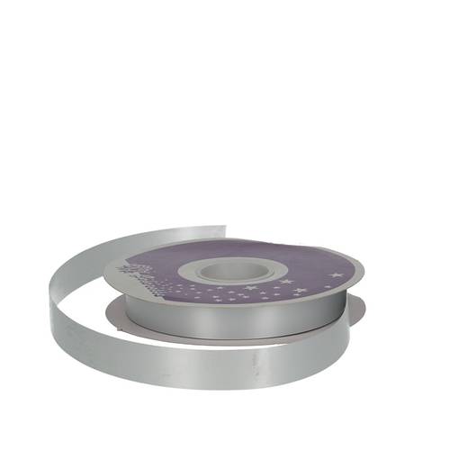 Band Polyseta silber 19mm 91m