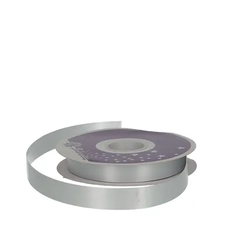 Band Polyseta silber 19mm 91m