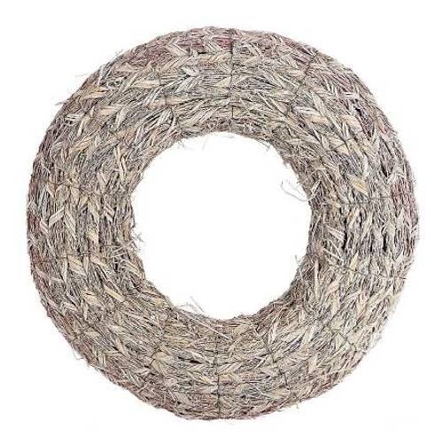 Kranz creme/weiss umrandet gebleicht D50cm