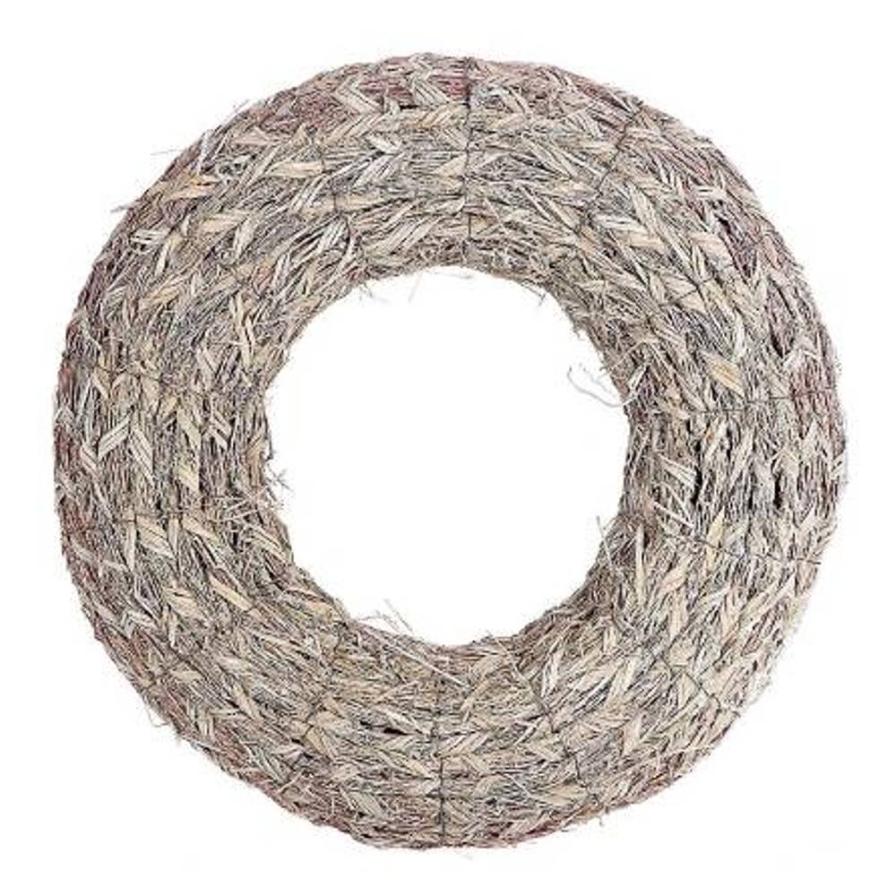 Kranz creme/weiss umrandet gebleicht D50cm