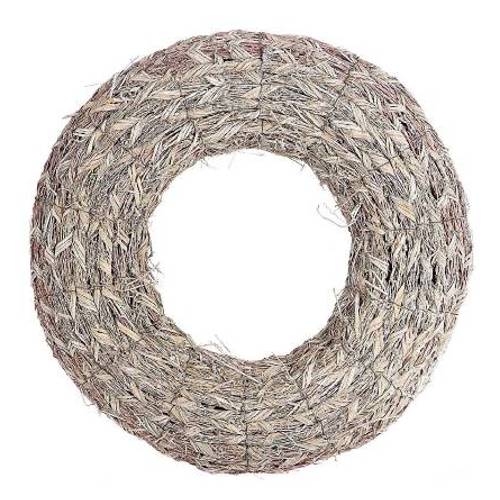Kranz creme/weiss umrandet gebleicht D50cm