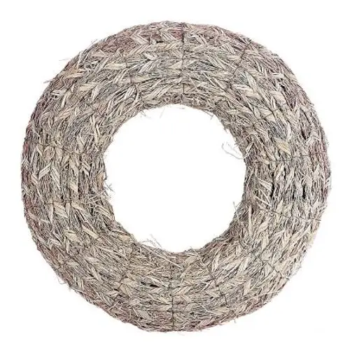 Kranz creme/weiss umrandet gebleicht D50cm