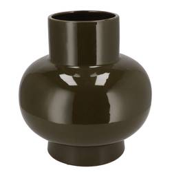 Keramik Vase Oxford Neck grün 31x31x33cm
