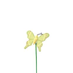 Schmetterling auf Stab hell grün L50cm D07cm
