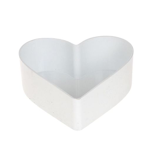 Melamine Herz weiss 22x20x7.5cm