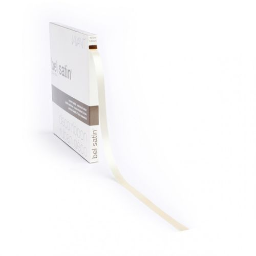 Band Vivant Satin creme 10mm 100m