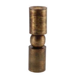 Kerzenständer Dobra Metal gold 6x6x23cm