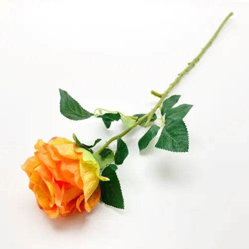 Seiden Rose orange L65cm