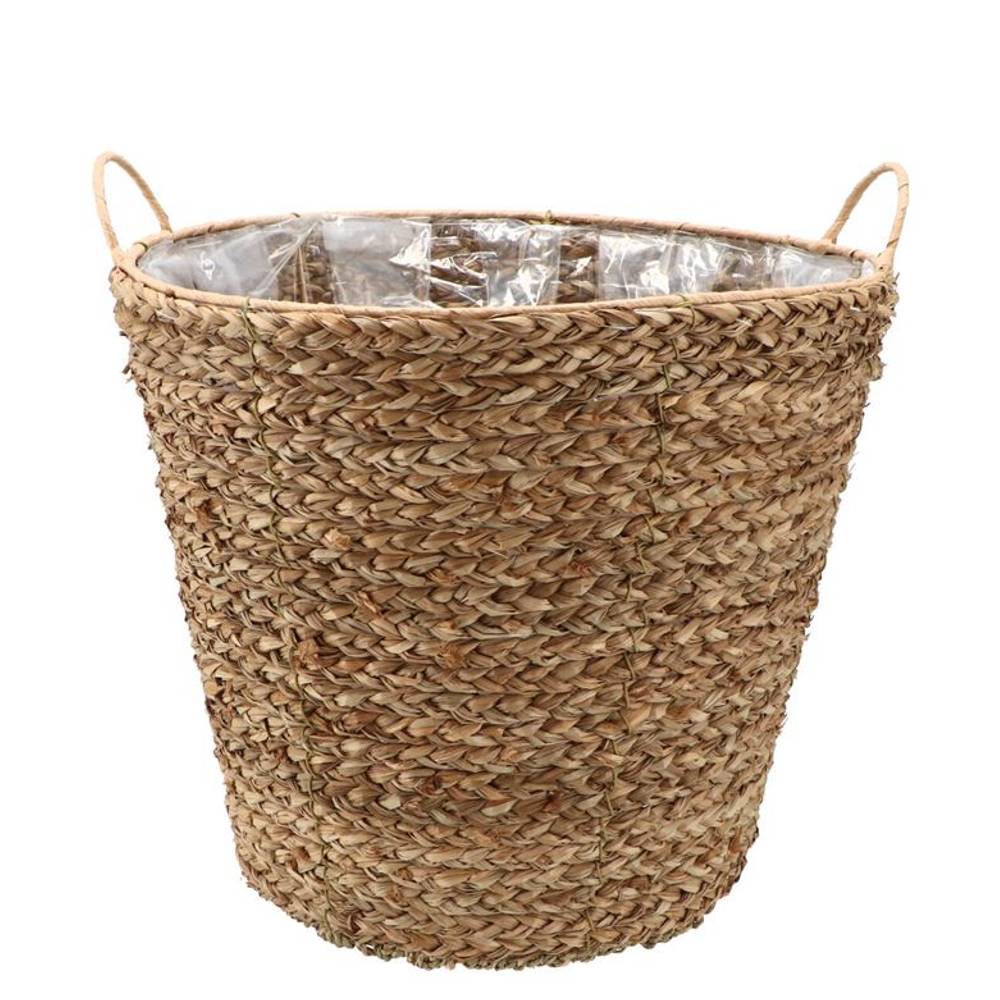 Korb Henkel Seegrass natur D28cm H24cm