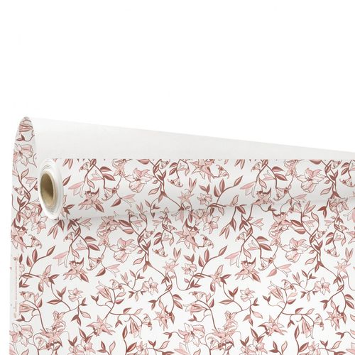 Papier Rolle Eco 80cm Isaure weiss/terra 25m