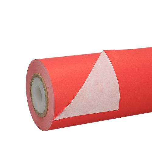 Papier Rolle 25cm weiss/rot 50gr 1.25kg