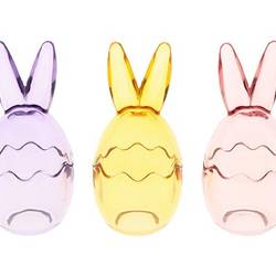 Glas Hase mix D10cm H21cm