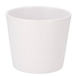 Keramik Orchidee Übertopf weis D15cm